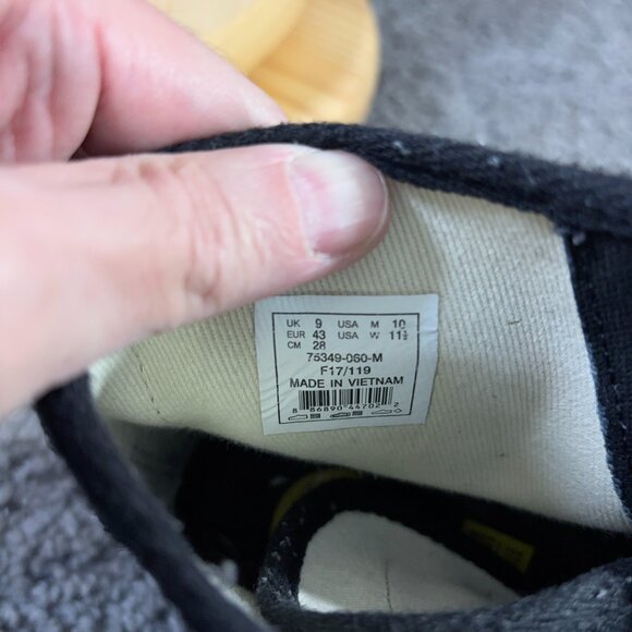 Palladium Pampa Hi Boots Mens Size 10 Black Canvas Lug Sole Ankle Combat - Picture 9 of 10